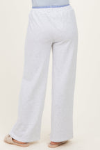 Heather Grey Contrast Waistband Lounge Pants