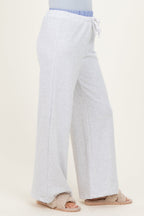 Heather Grey Contrast Waistband Lounge Pants