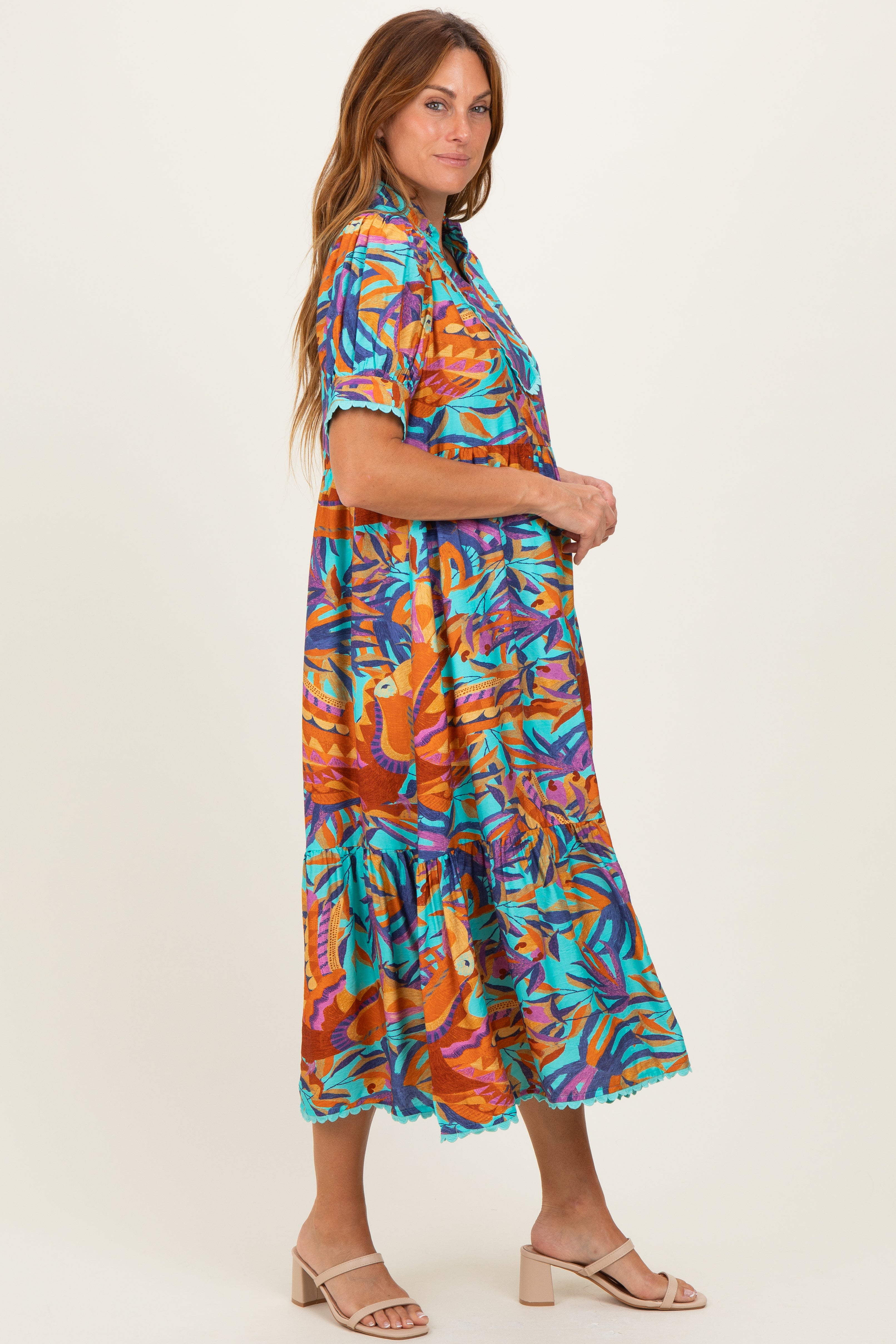 aqua mix bennet midi dress Kate Middleton's L.K. Bennett Maidson dress in purple silk