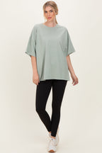 Sage Oversized Mineral Wash T-Shirt