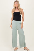 Mint Ankle Wide Leg Pants