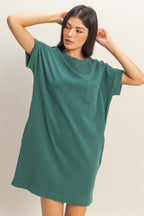 Forest Green T-Shirt Mini Dress
